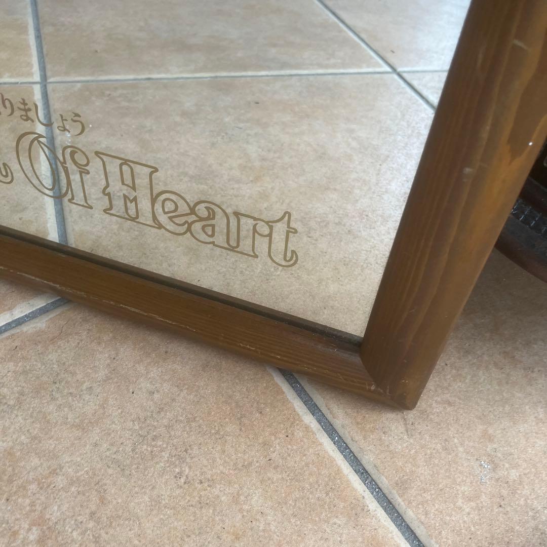 日本製 昭和レトロ マホガニー材 ウォールミラー ミッドセンチュリー イタリア調