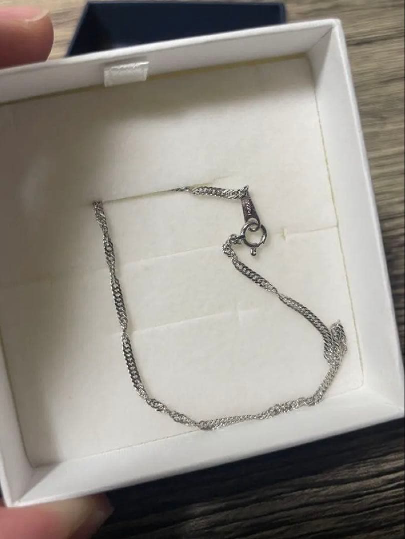 (12月31日迄出品)ツツミスクリュープラチナブレスレット