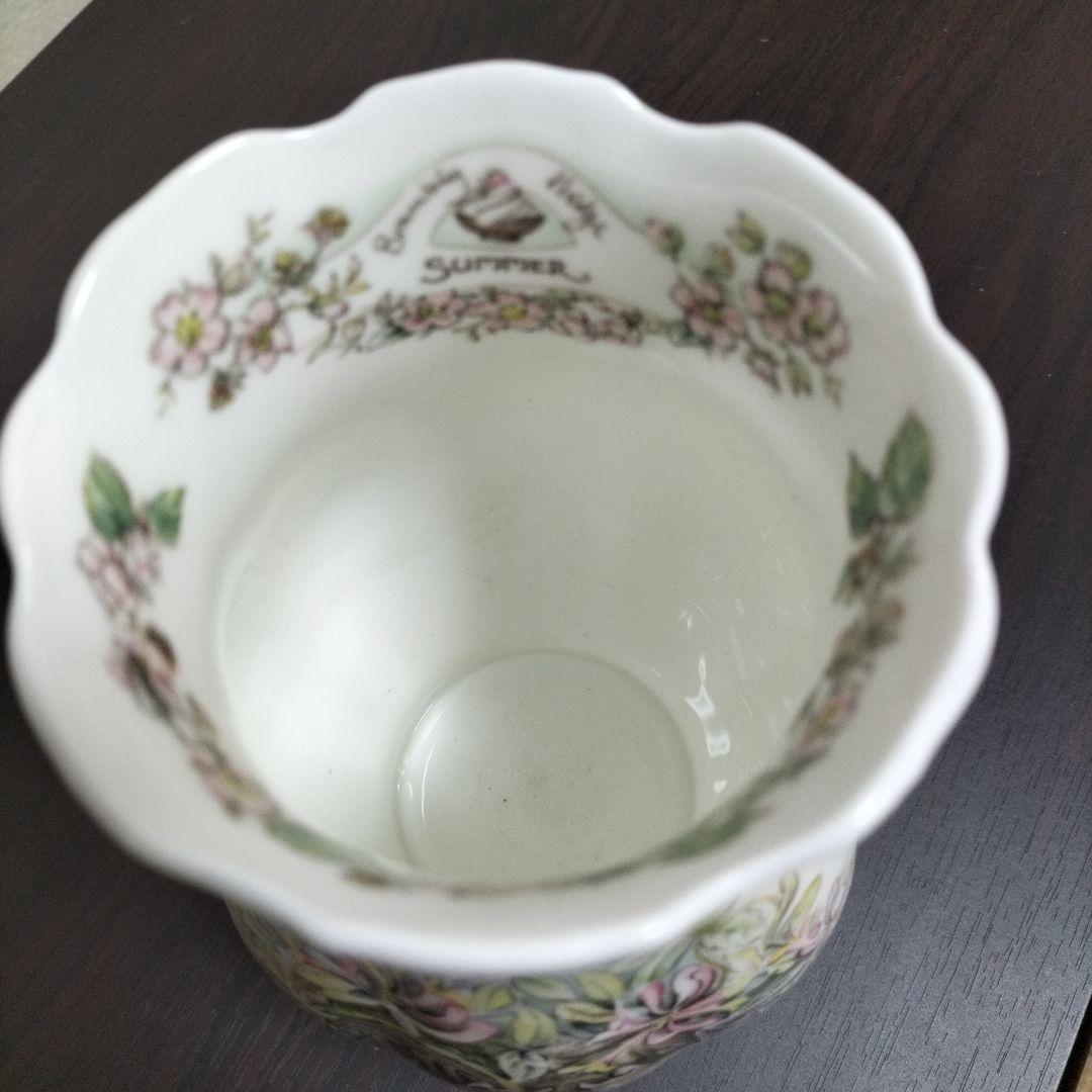 廃盤品  ブランベリーヘッジ　フラワーベース　希少