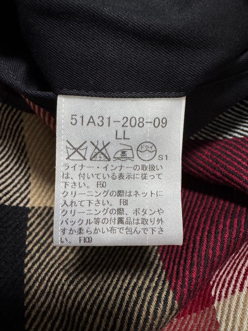 美品✨ ブラックレーベルクレストブリッジ　シングルトレンチコート　ライナー付