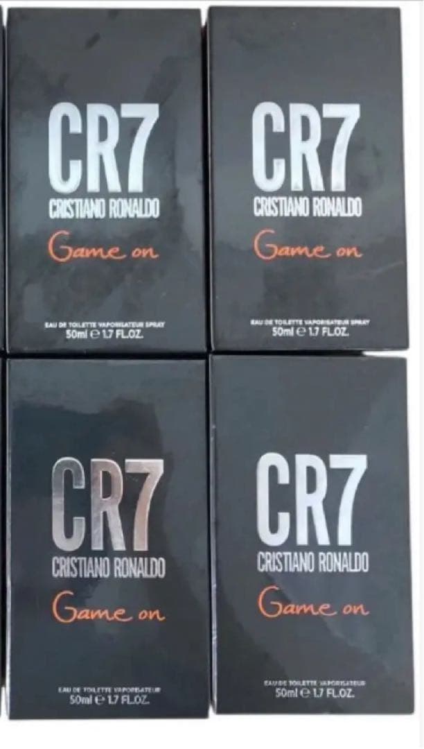 4本セット CR7 ゲームオン香水 クリスティアーノ ロナウド50ml クリロナ