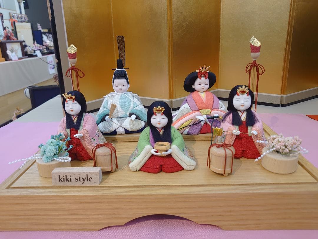 ●木目込み人形　●三人官女　●新品