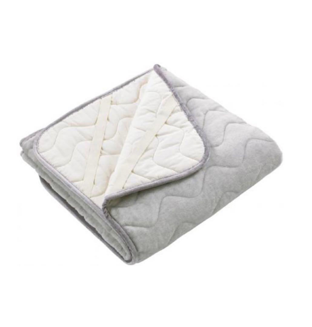 BS-FINE 敷きパッド　ダブルサイズ　グレー