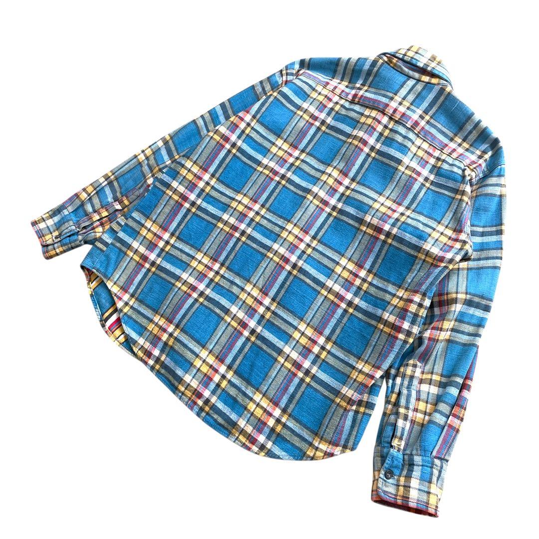 美品 好配色 70s ビンテージ BIG MAC フランネルシャツ L