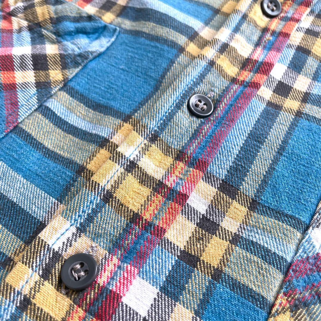 美品 好配色 70s ビンテージ BIG MAC フランネルシャツ L