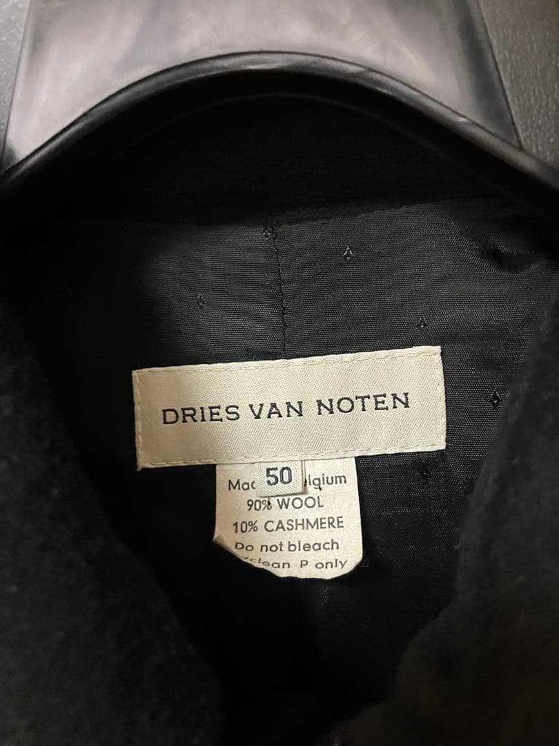 dries van noten ライカ期 カシミヤ混ハーフコート　ジャケット