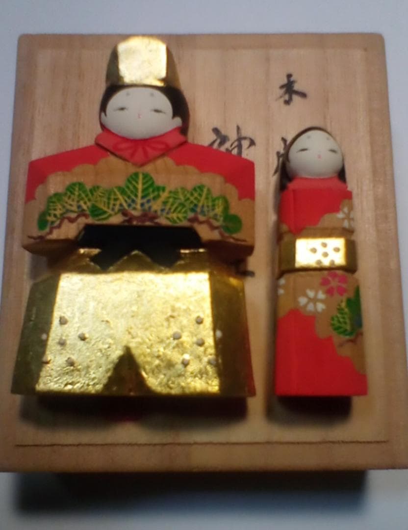 立雛(神雛)2号　奈良一刀彫(木彫)