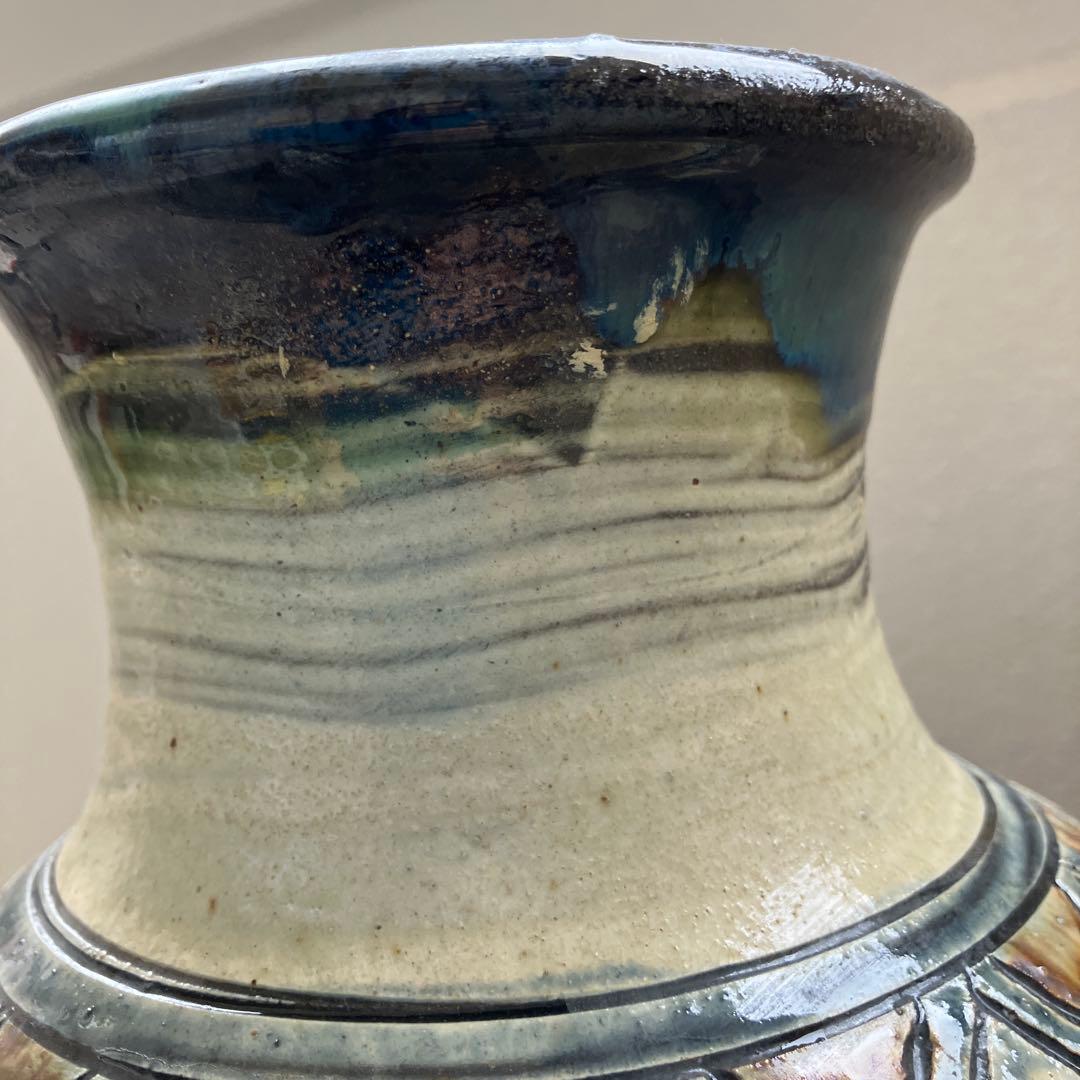 金城次郎　壺　37センチ