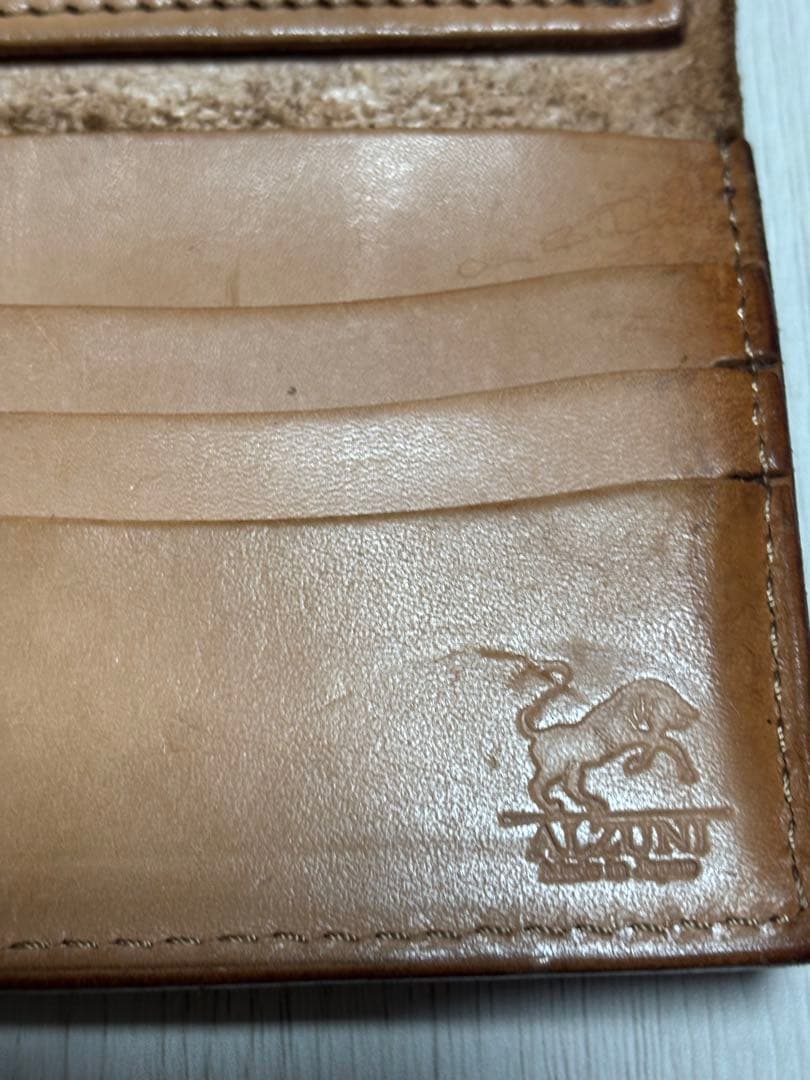 ALZUNI カービングレザー　バイカーウォレット　ウォレットチェーン