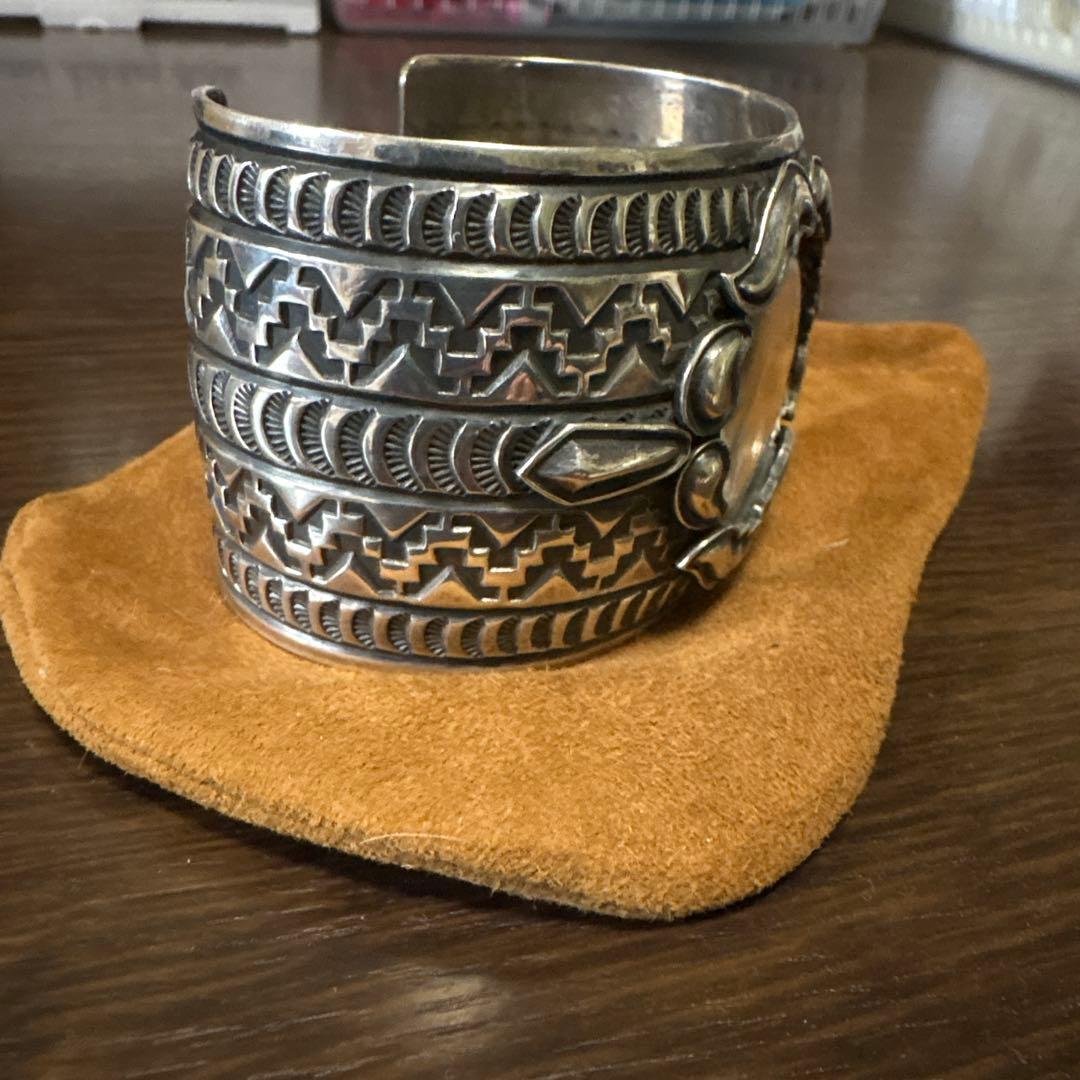 Andy Cadman バングル腕時計　インディアンジュエリー　ナバホ
