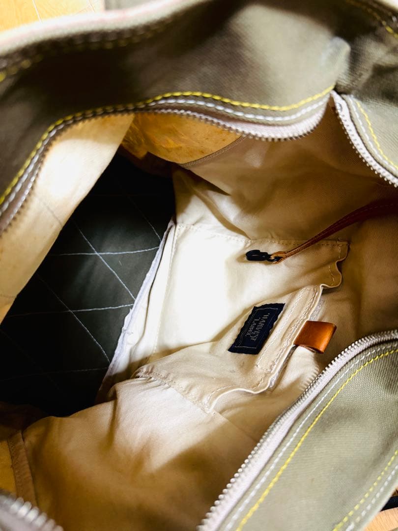 Harvest Label トートバッグ グリーン　当時モノ　used