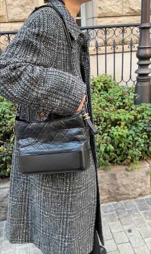 美品✨VALENTINO UOMO wool tweed bal coat