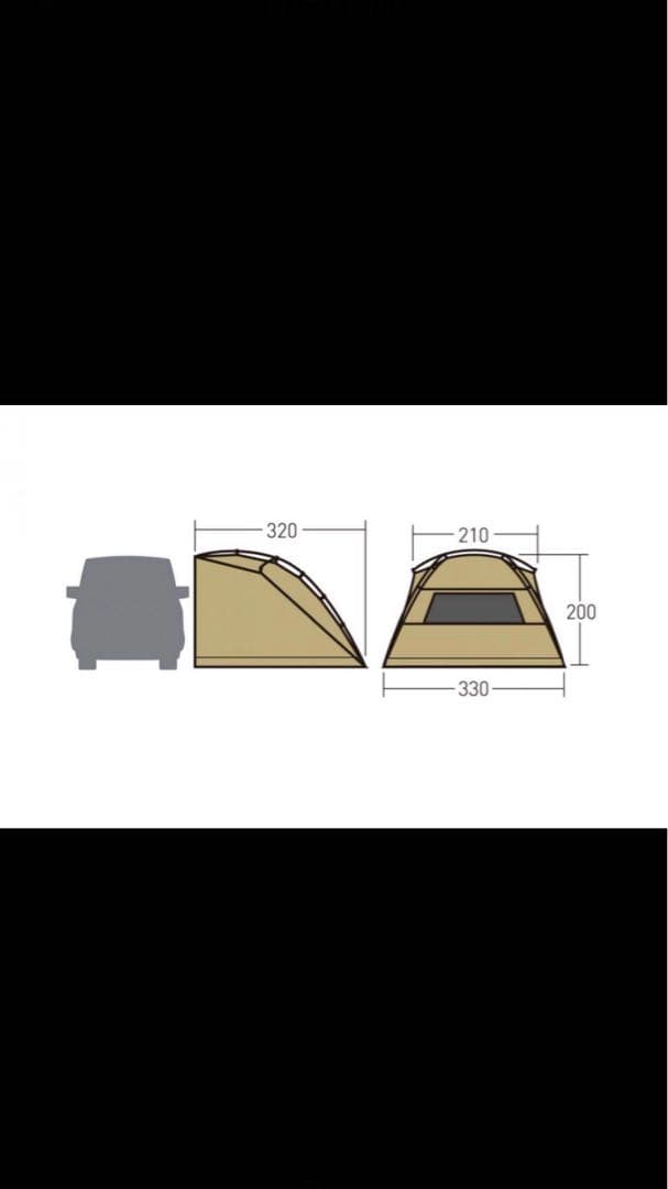 OGAWAカーサイド リビングDX-2 テント