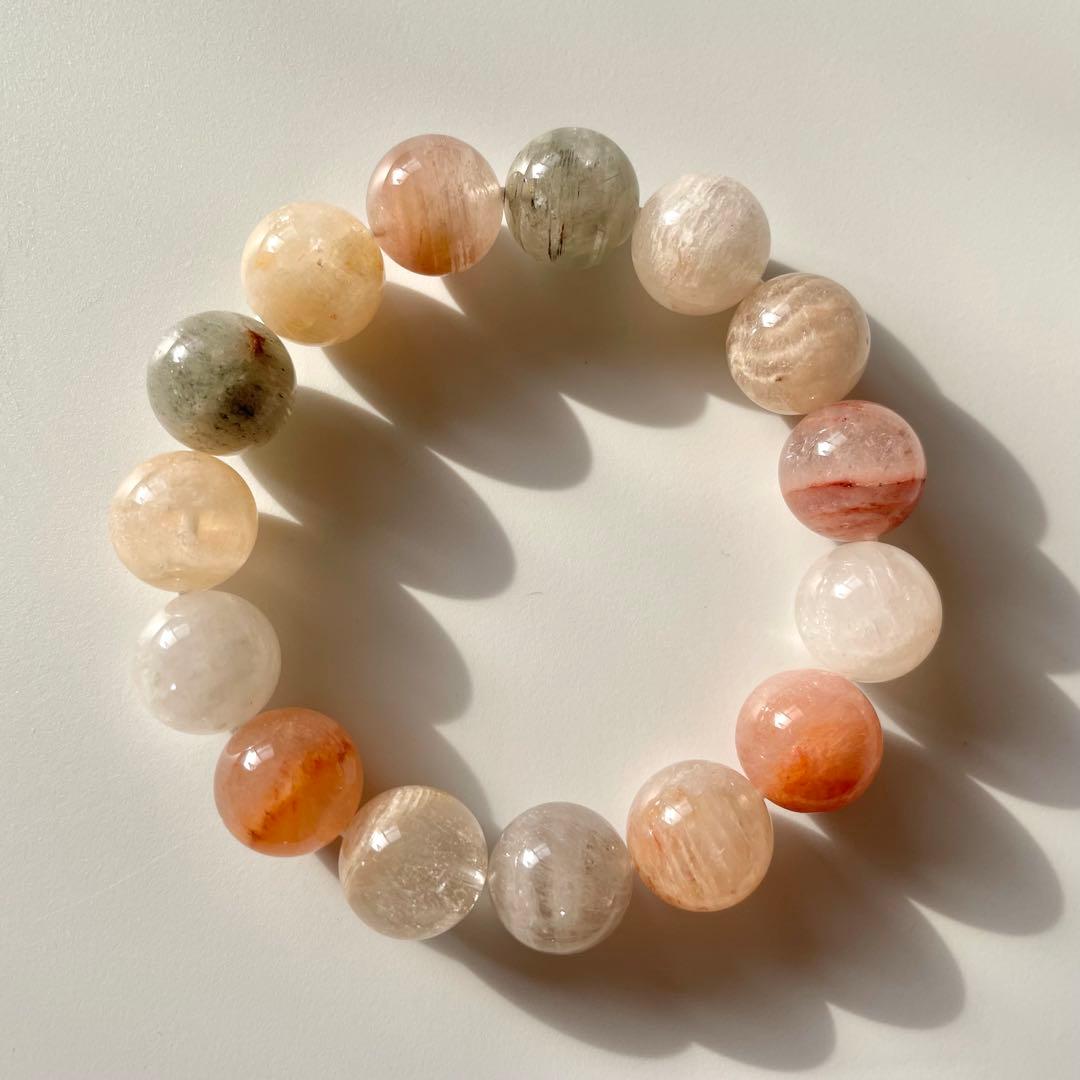 【天然石ブレスレット】ラビットヘア