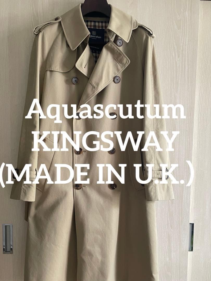 ✴︎美品✴︎MADE IN U.K.本家アクアスキュータム　KINGSWAY 36