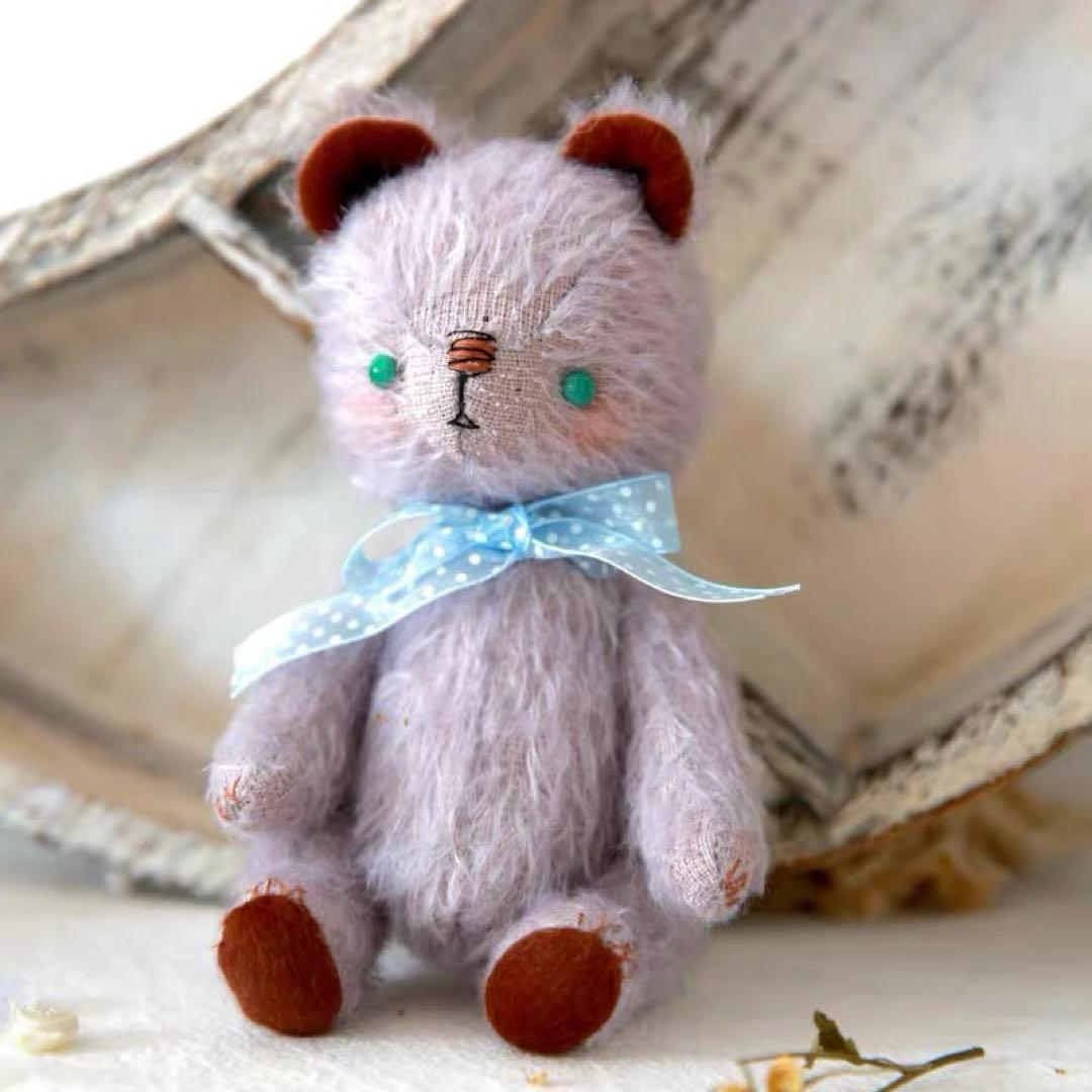 芋色の仔熊 アーティストベア 海外作家様 ハンドメイド ぬいぐるみ テディベア