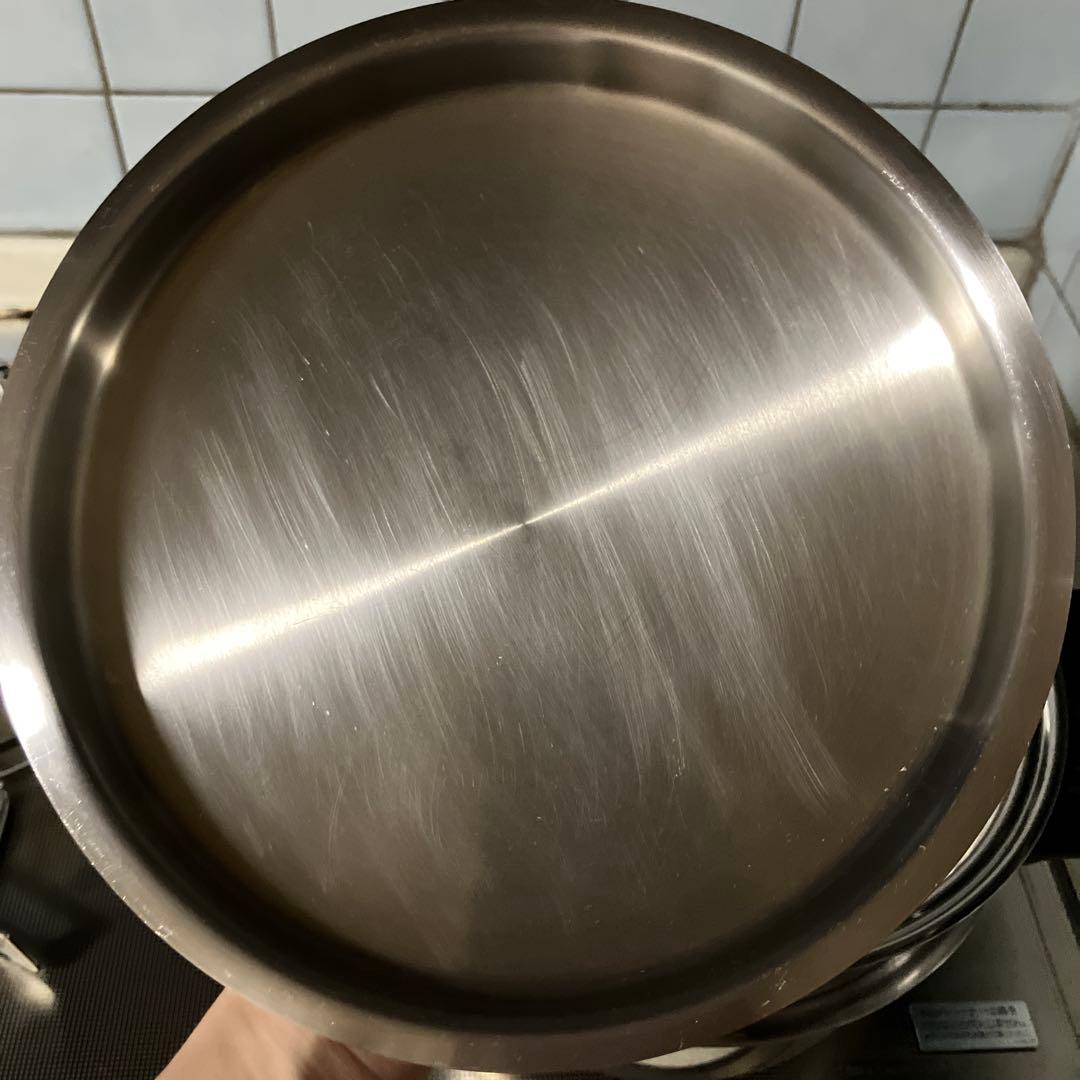 VitaCraft ステンレス 両手鍋 No.5503 ガス火用　蒸し器付き