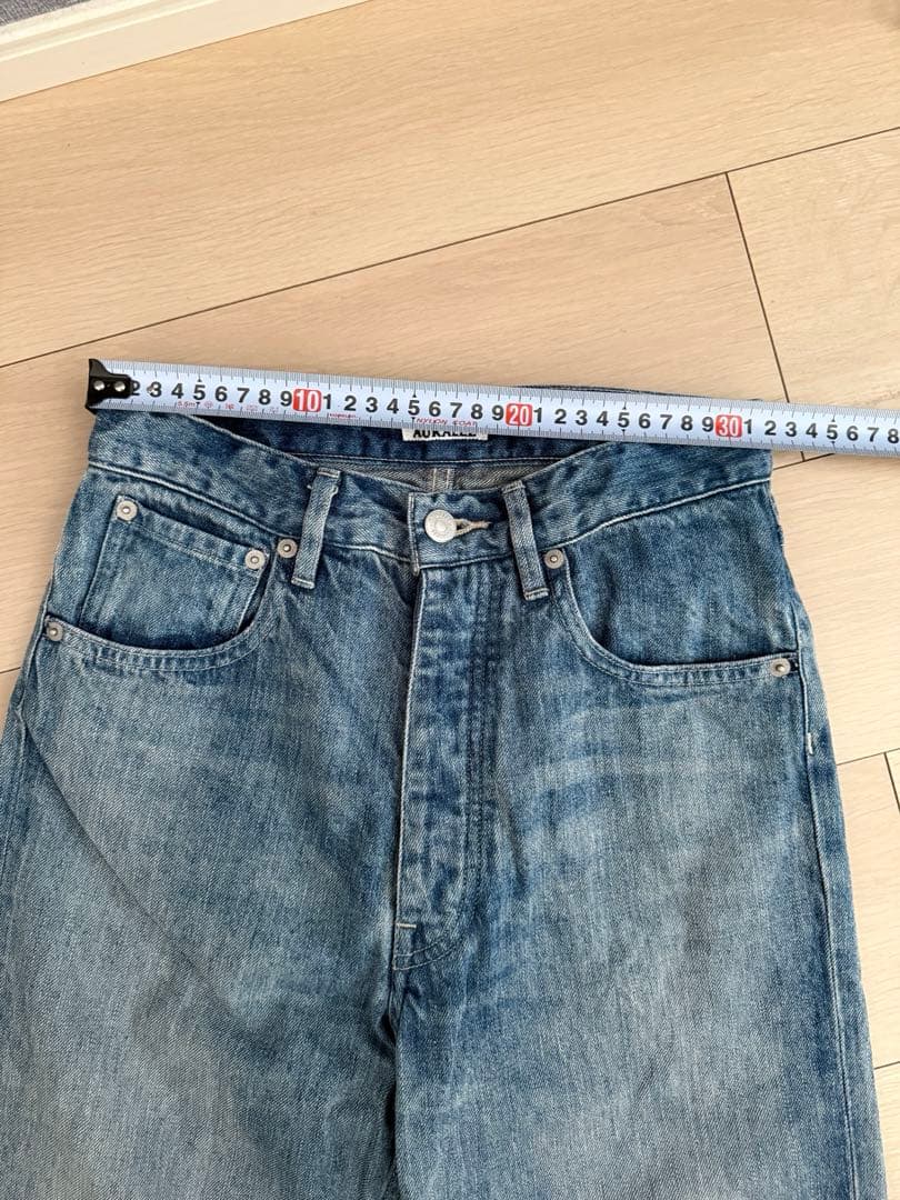 パンツ SELVEDGE FADED LIGHT DENIM NARROW PANTS