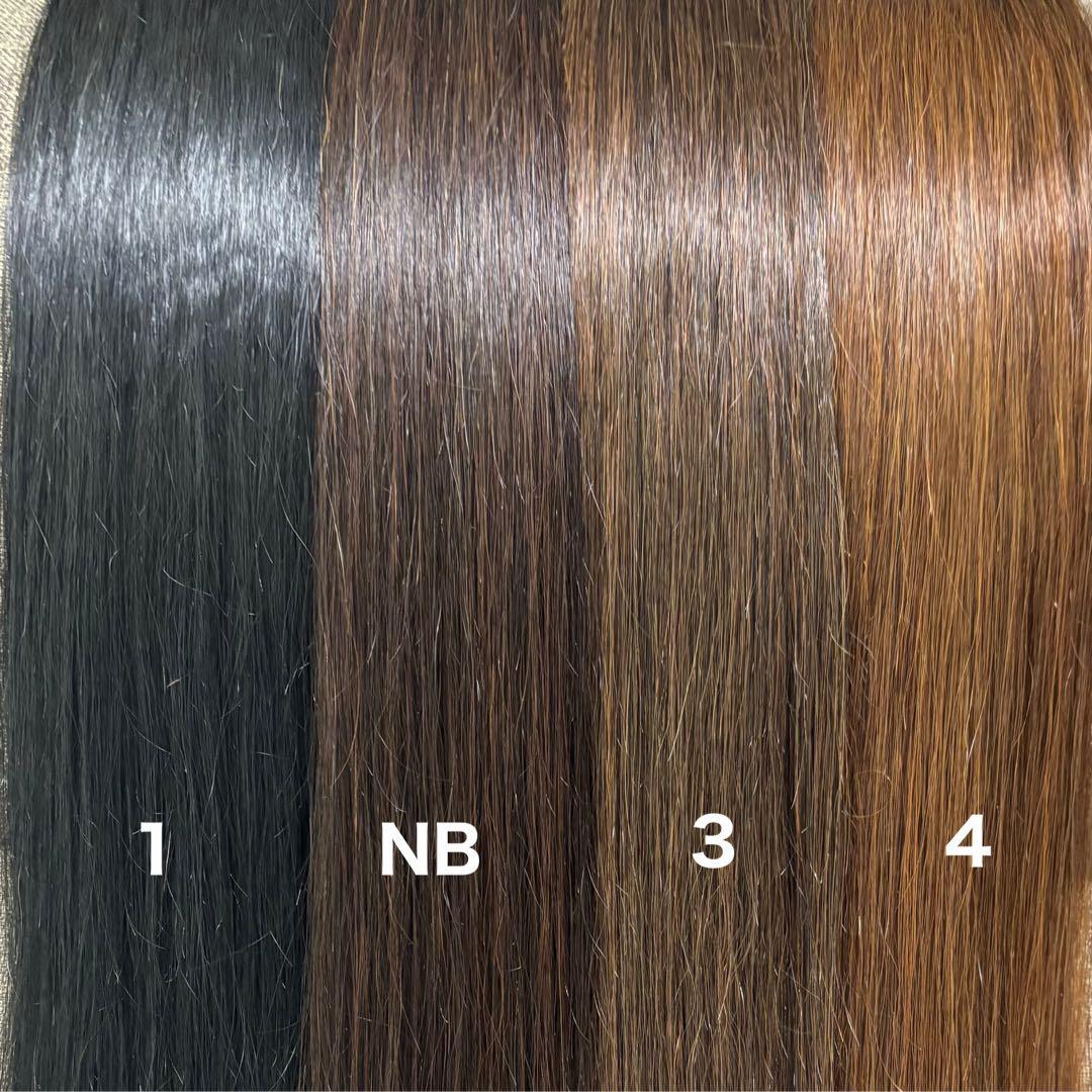 編み込みエクステ 58 束毛　カラーエクステ