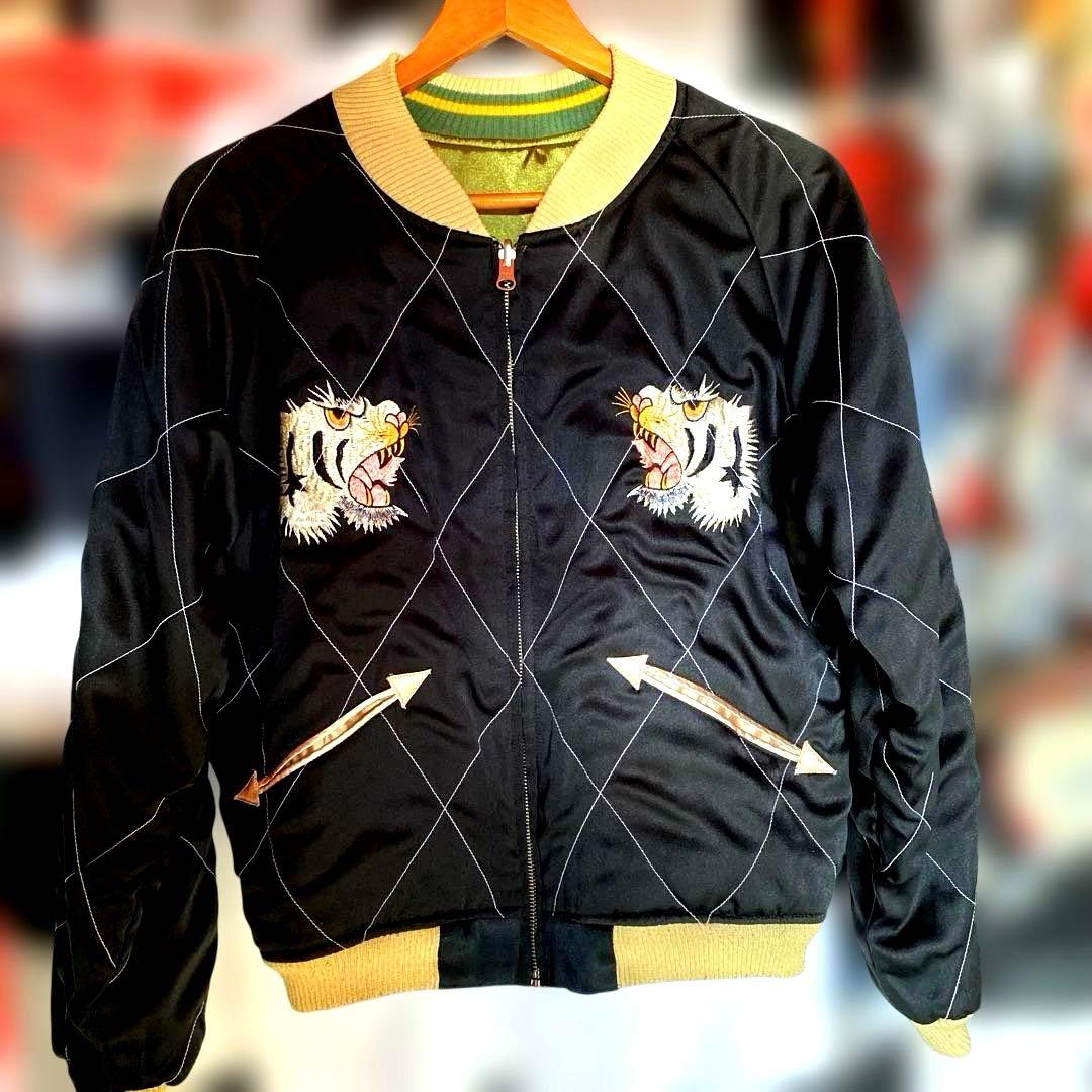 レ*様 虎刺繍 スカジャン Japan