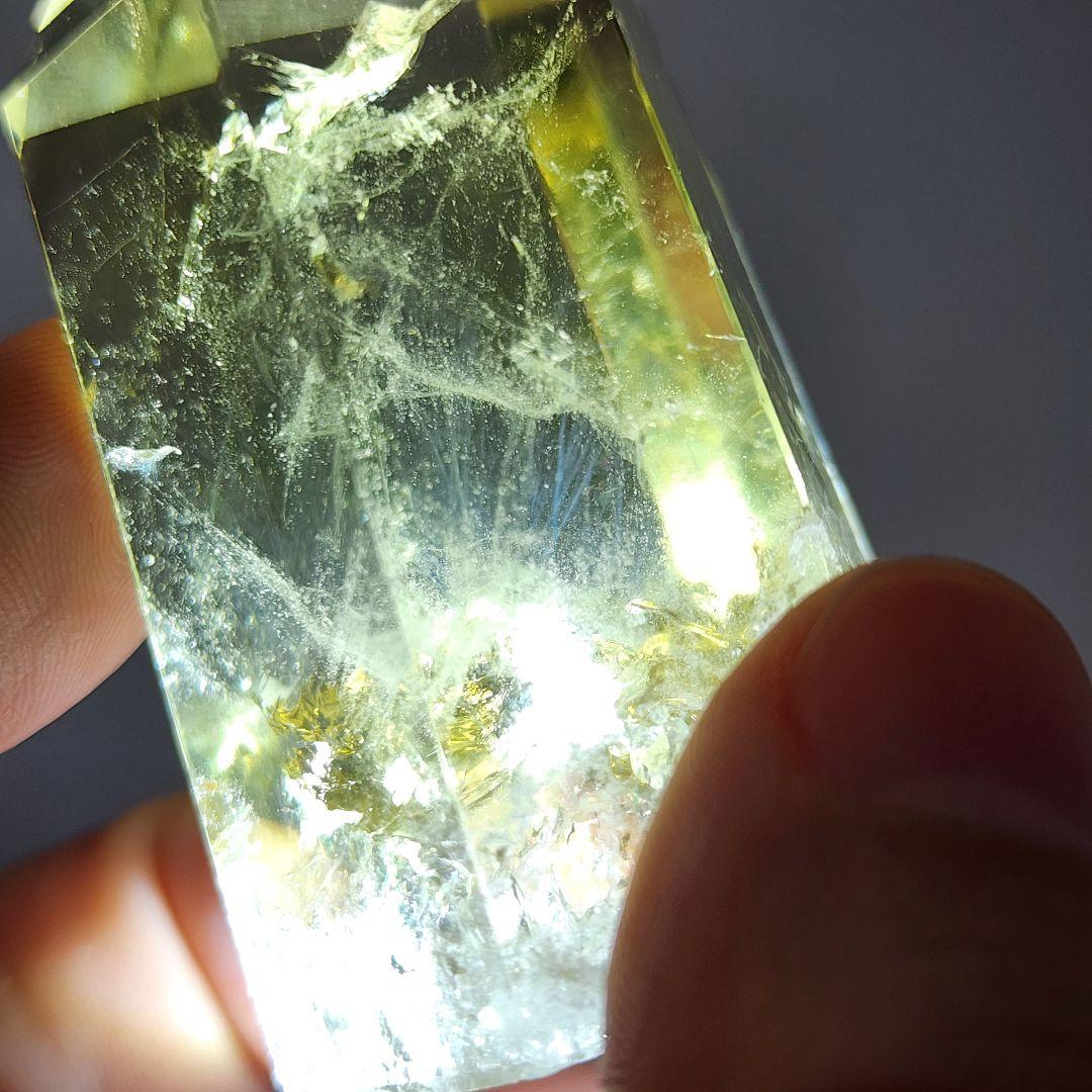 超希少シトリン原石タワーラダー入り 天然石パワーストーン