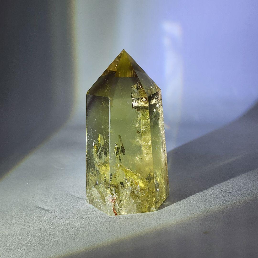 超希少シトリン原石タワーラダー入り 天然石パワーストーン