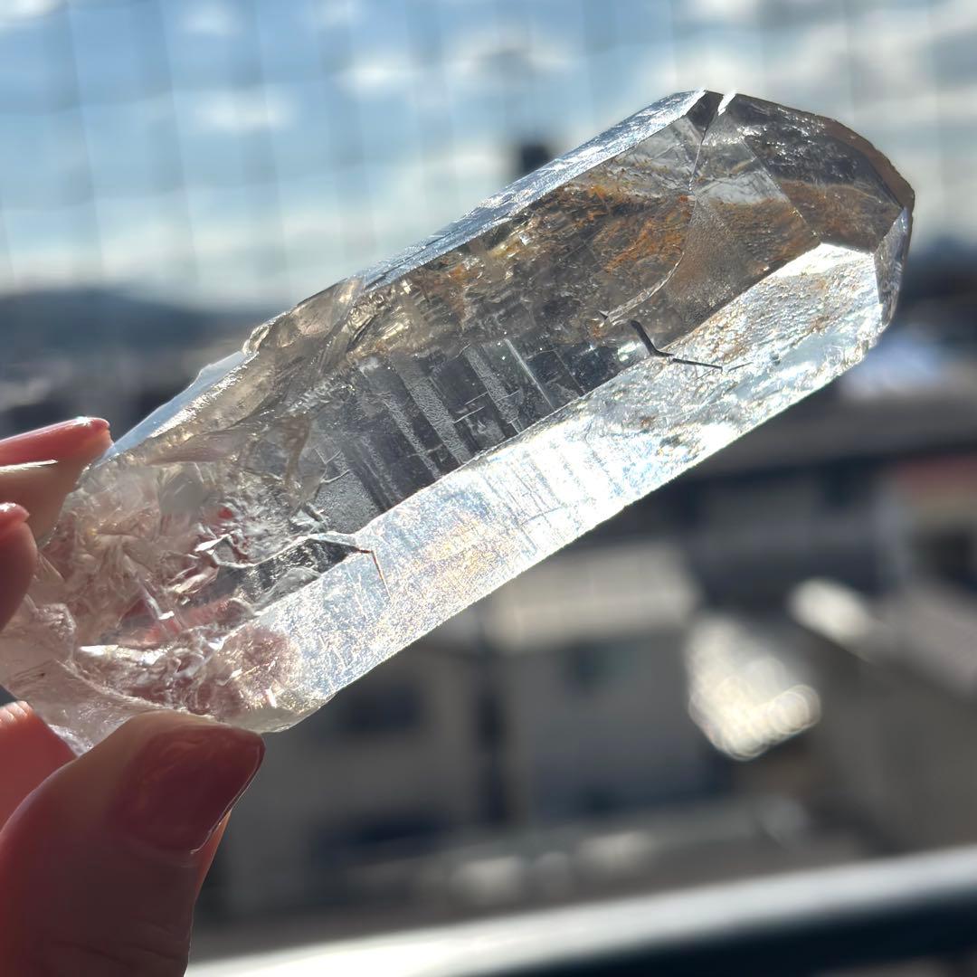 高品質透明♡コロンビア産レムリアンシードクリスタル♡大きめ119g