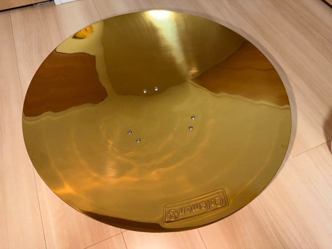 Coleman 焚き火台　ゴールド