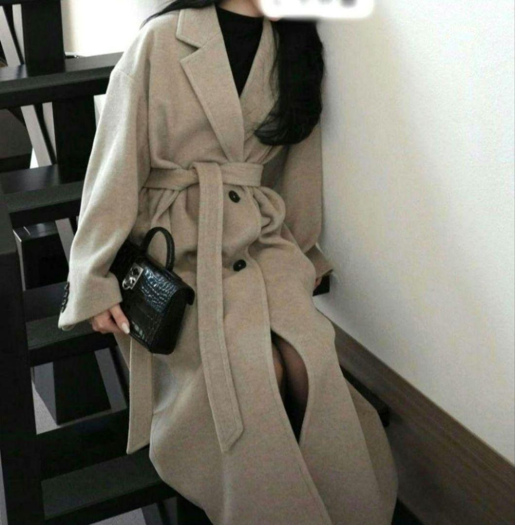 JilGrace ジルグレイス ベージュ フルロングコート 低身長 りぃさん