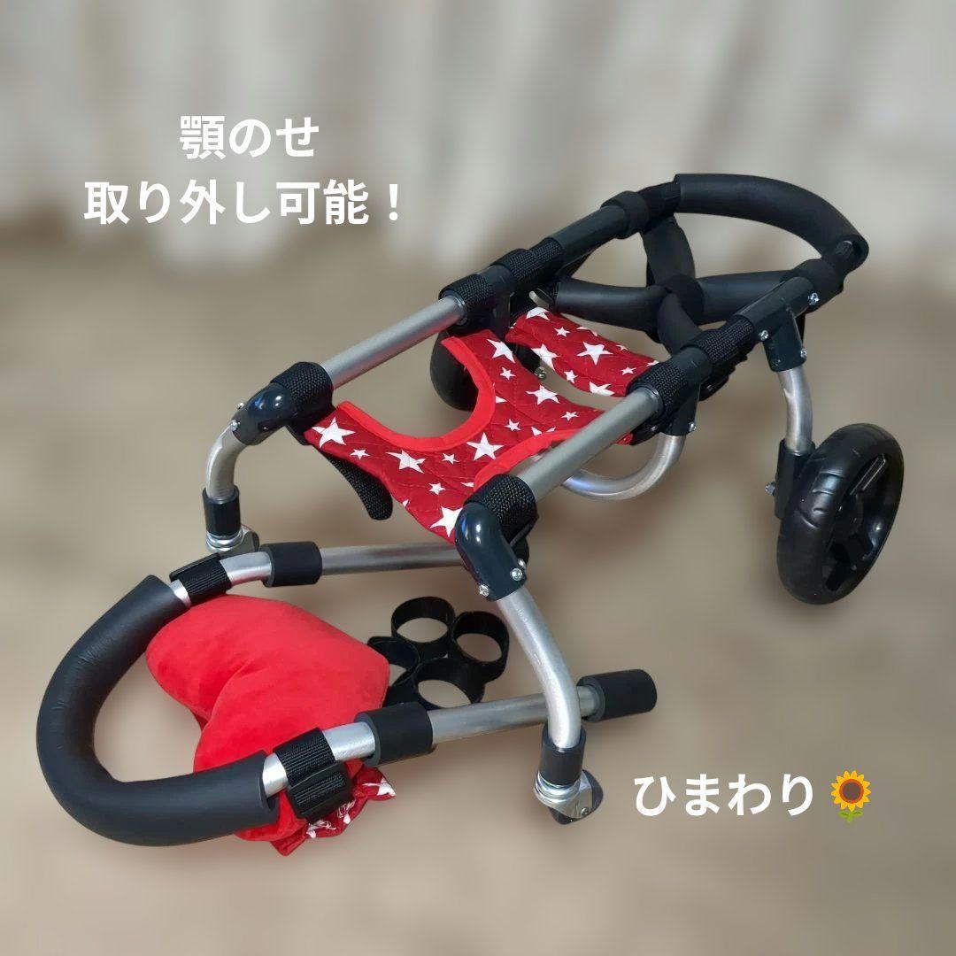 ワンちゃん4輪　リハビリ　食事補助　犬用車椅子　体制維持　犬の歩行器