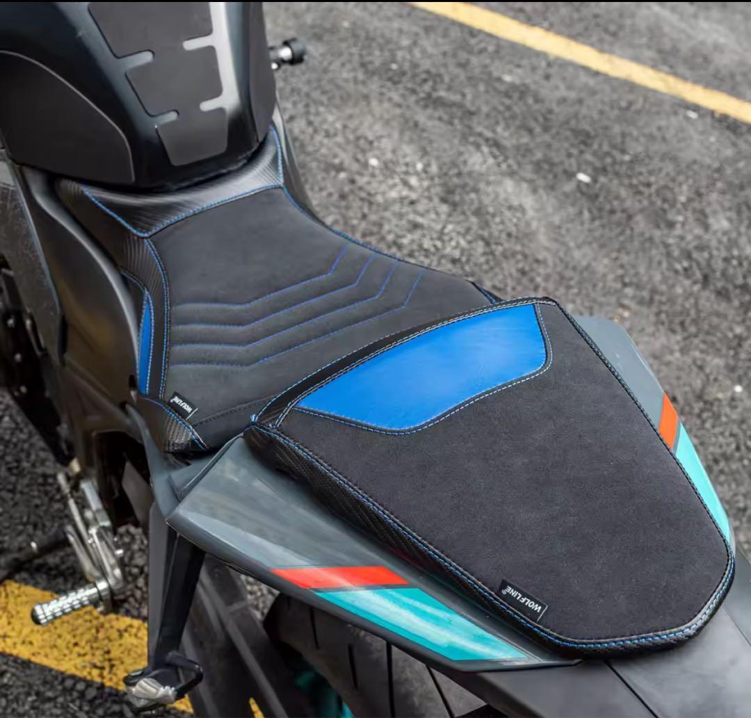 ヤマハ MT-25 03 YZF-R25 R3 カスタム用　フロントシート　灰色