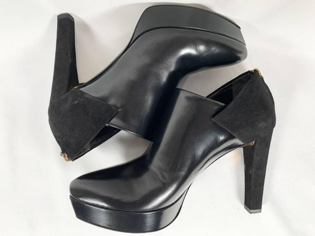 【正規品】美品 グッチ GUCCI レザー ハイヒール パンプス 35 1/2