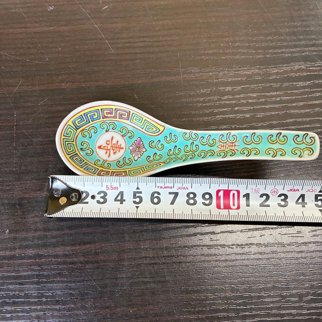 【まとめてお得】中国景徳鎮　皿　匙　レンゲ　景徳鎮　食器　皿　中華　箸　まとめ