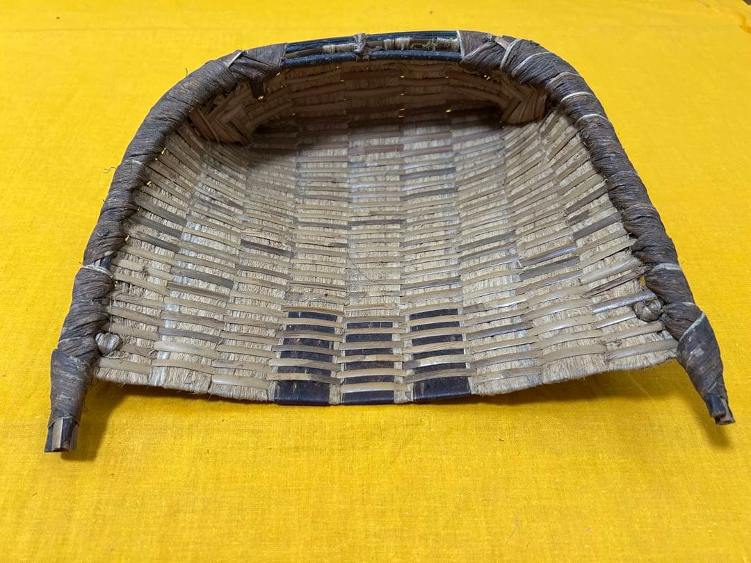 竹製　片口ざる　箕　レトロ