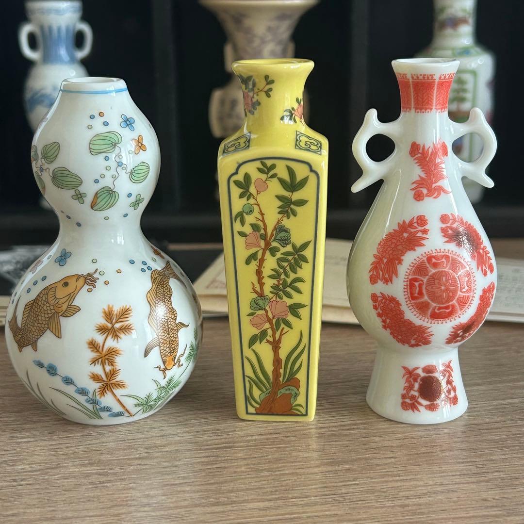 フランクリン・ポーセリン　皇帝の至宝 ミニチュア花瓶コレクション　12点