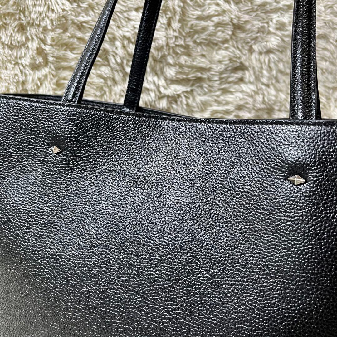 ジミーチュウ　トートバッグ　マーリ　レザー　黒　ブラック　肩掛け　ユニセックス