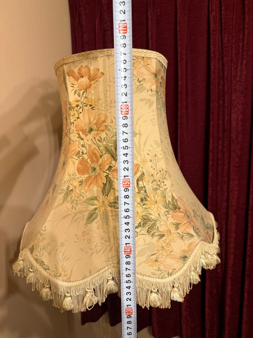 木製　アンティーク　フロアスタンド　フロアライト　間接照明