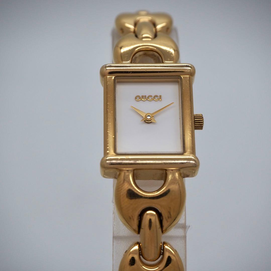 741 稼働 GUCCI 時計　レディース　1800L チェンジバンド　箱付き