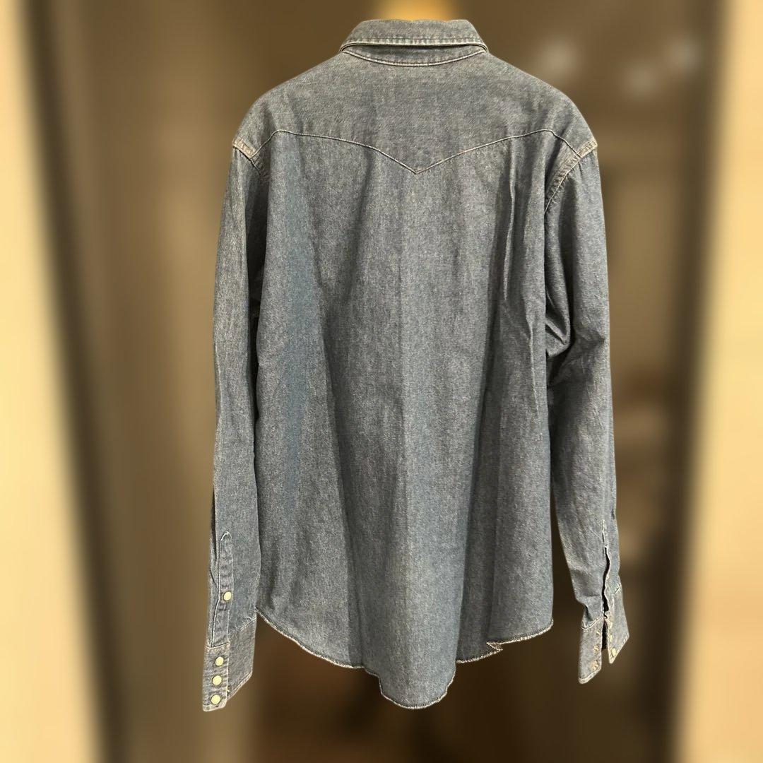 Wrangler デニムウエスタンシャツ 80s 16 1/2 36 アメリカ製