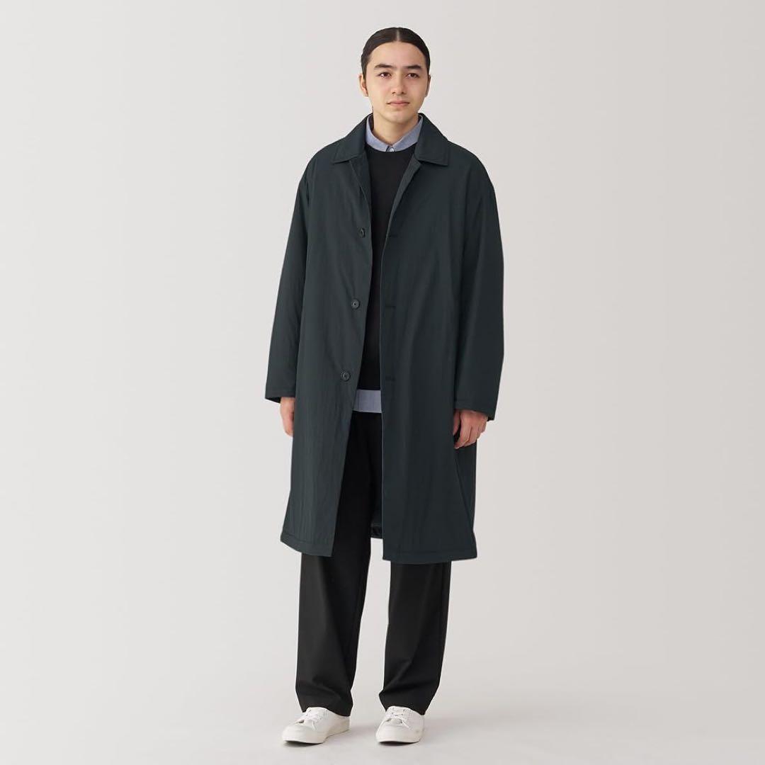 洗える中わた ステンカラーコート Lサイズ