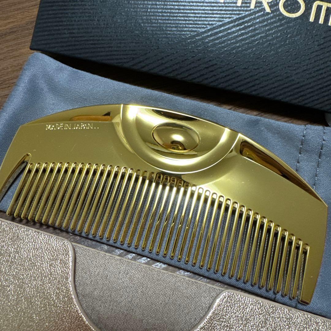 【JAL限定】LOVECHROME ゴールドコーム ケース付き