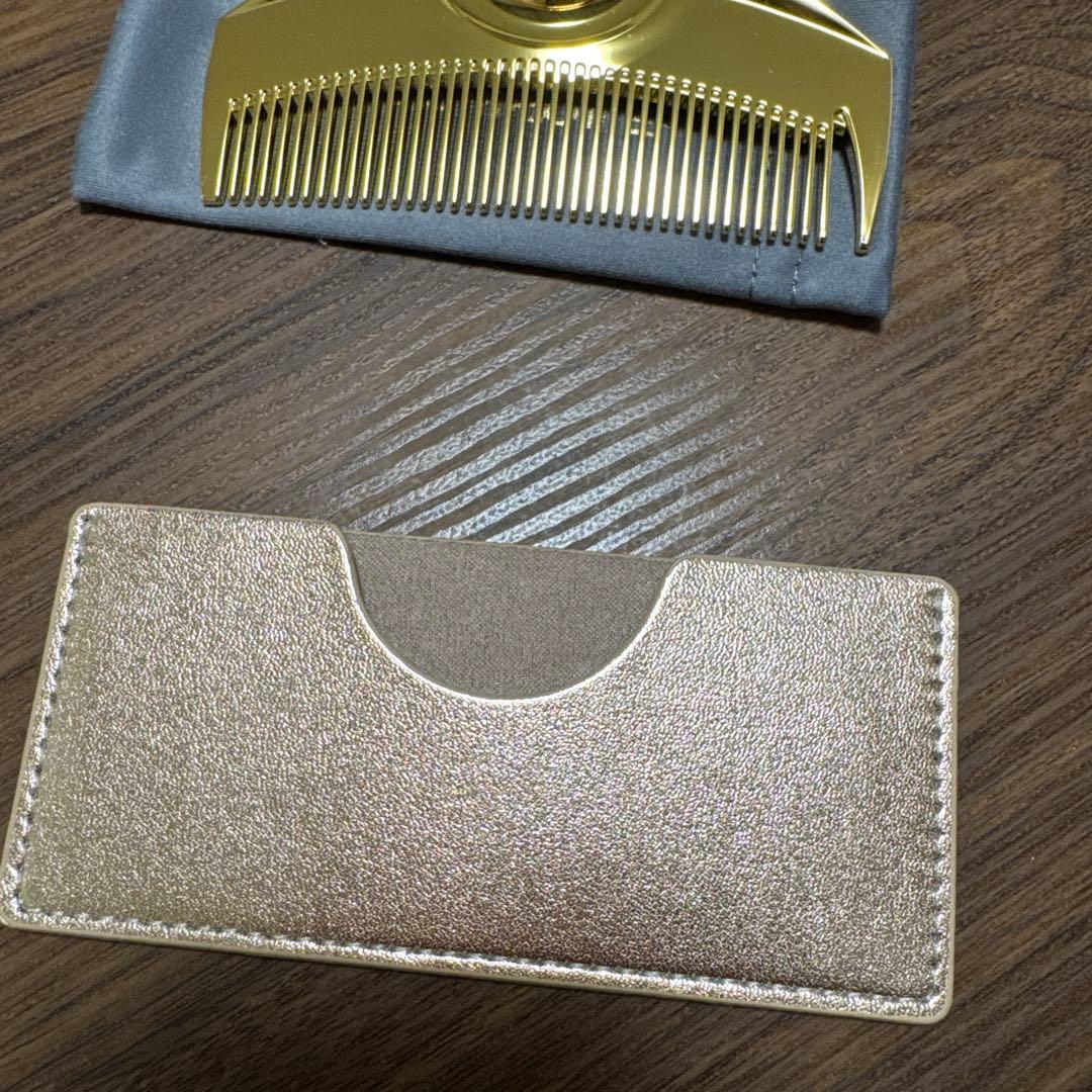 【JAL限定】LOVECHROME ゴールドコーム ケース付き