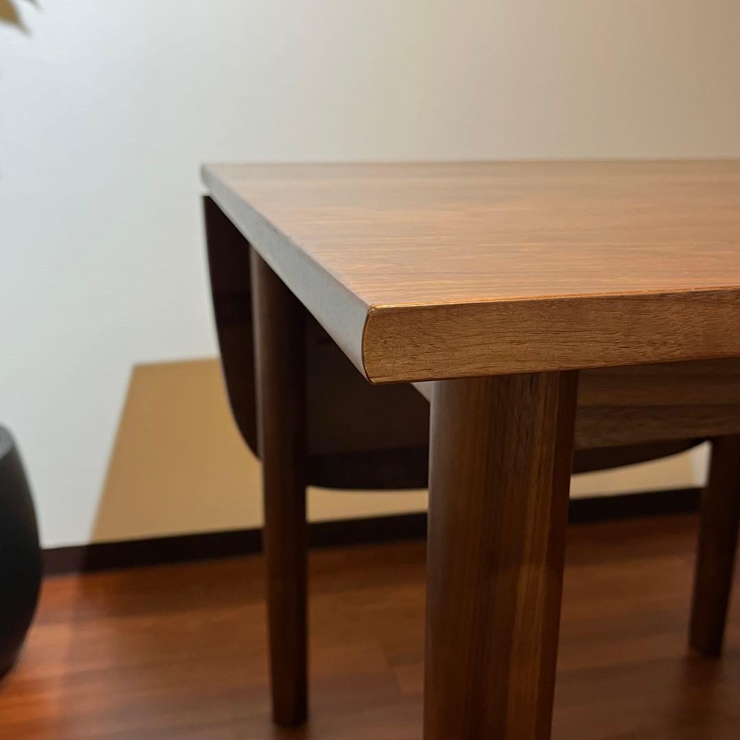 無印良品 無垢材 ウォールナット エクステンションテーブル ダイニング チェア