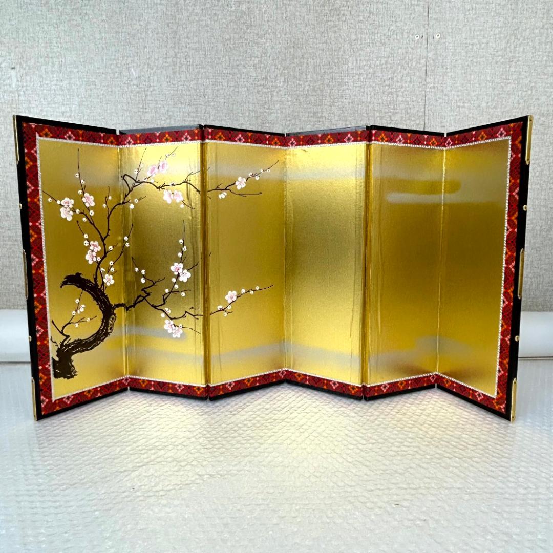 久月　雛人形　親王飾り　屛風・台座・畳付き