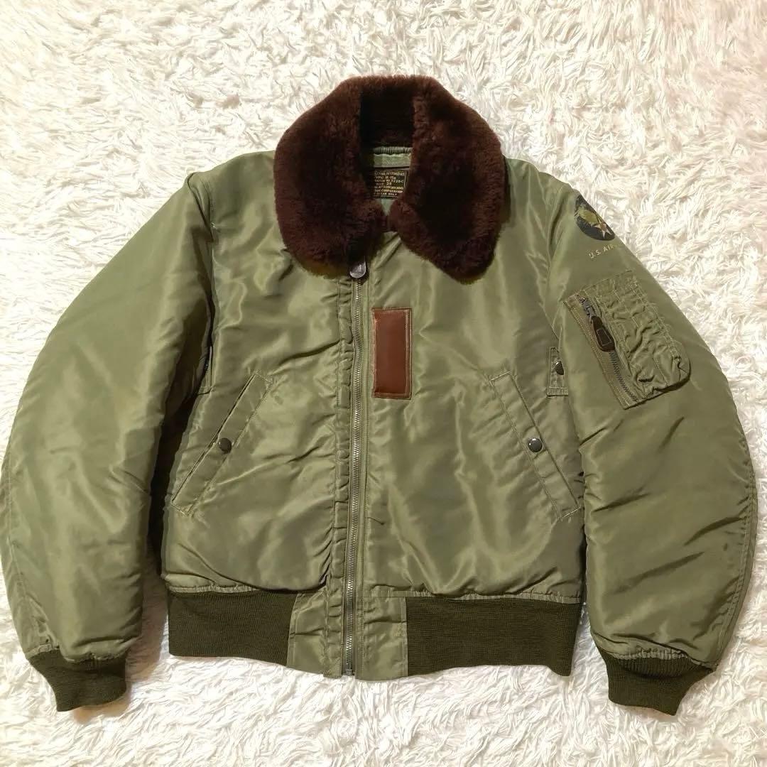 【バズリクソンズ】 B-15B 赤茶ボア　希少M品番 M13771 38サイズ