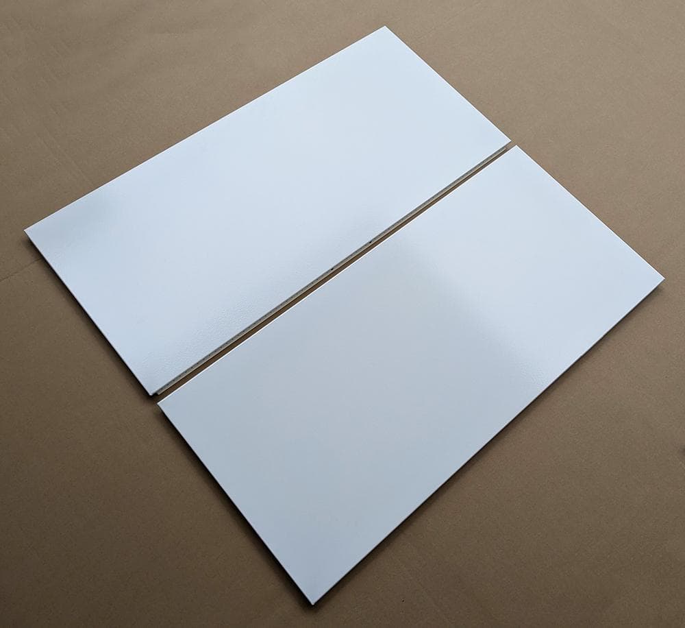 USMハラー用パーツ パネル 板 73.5x33.5cm 部品 パーツ 白 2枚