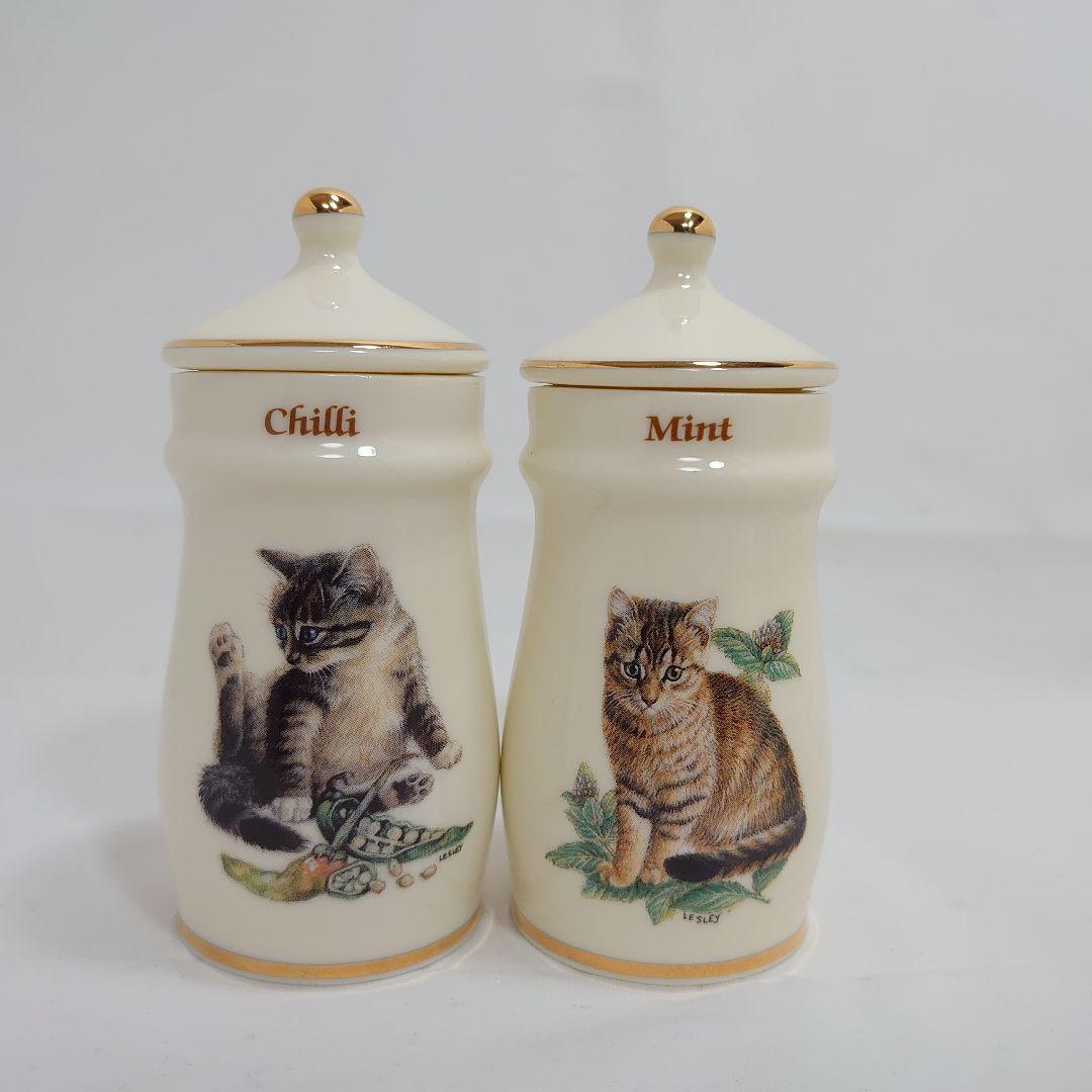 ダンバリーミント社 レズリー・アン・アイボリー スパイスジャー 6個セット①