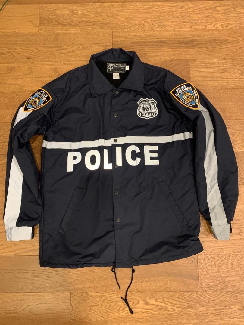 NYPD 実物　レイドジャケット　ポイントブランク　バッジ　ニューヨーク市警