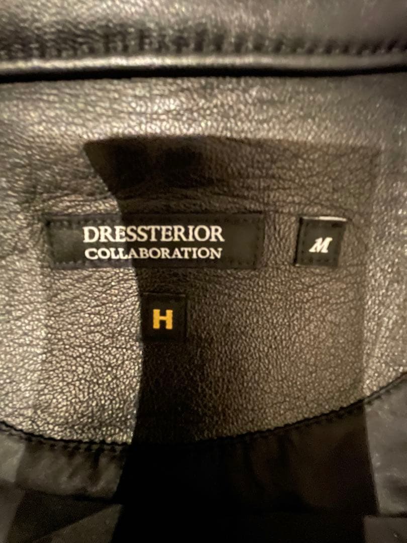 【干場義雅×DRESSTERIOR】　ライダースジャケット　定価118,800円