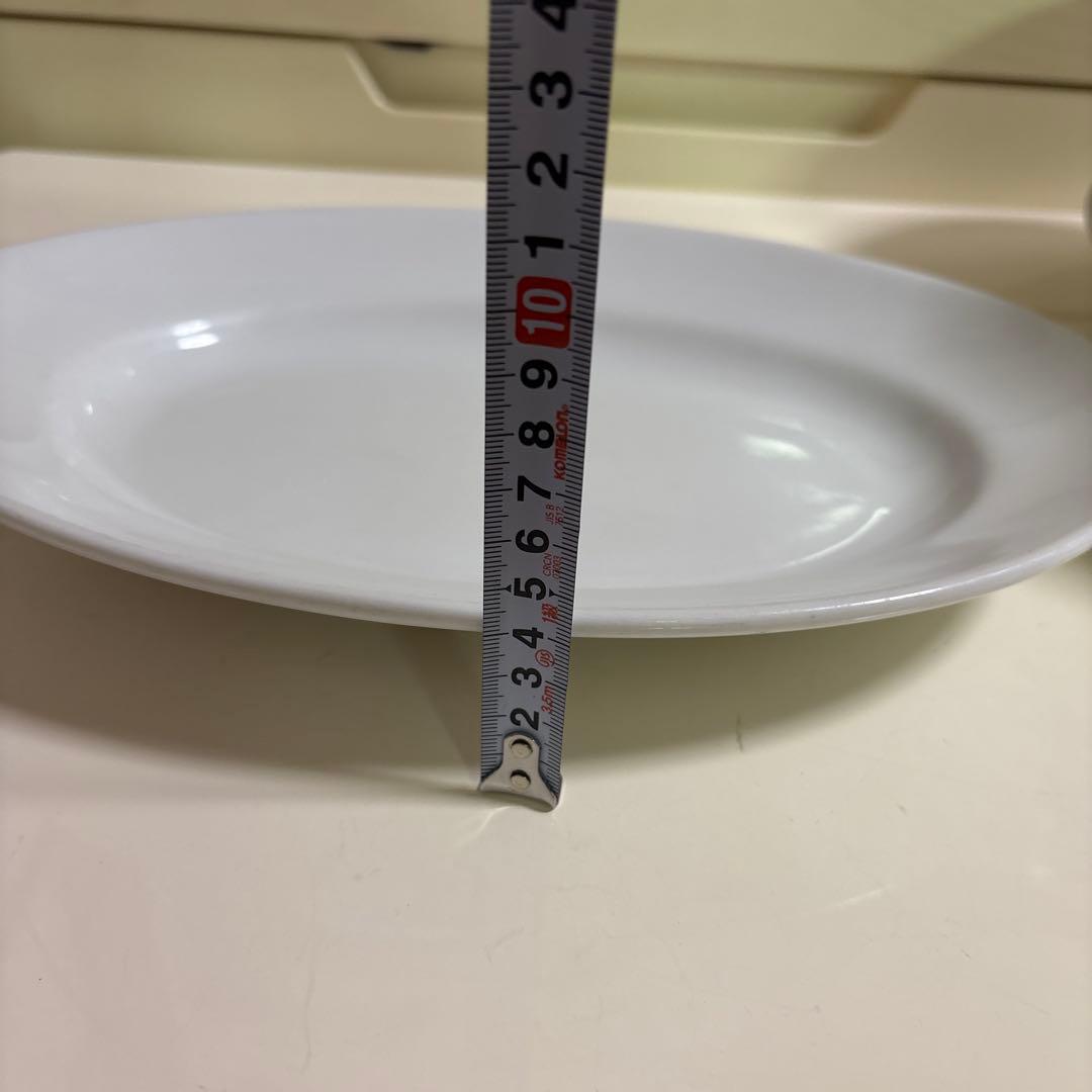 楕円型　オーバル皿　白皿　32×23cm 9枚